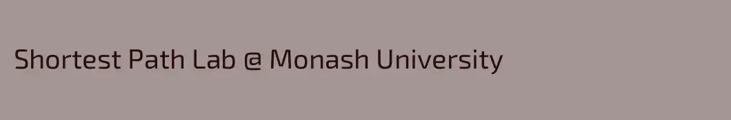 Shortest Path Lab @ Monash University